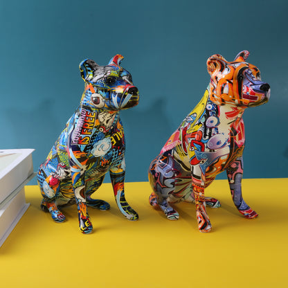 Graffiti Staffordshire Terrier (3 colors)