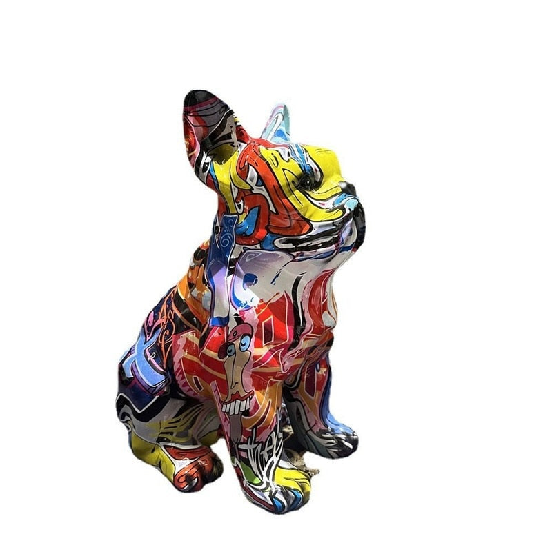 Bulldog Francese Seduto (3 colori)